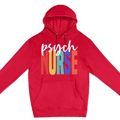 Retro Psych Nurse Psychiatric Nursing Psychology Health RN Premium Pullover Hoodie