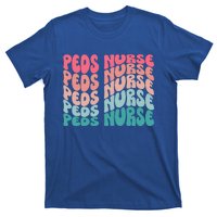 Retro Peds Nurse Pediatric Nurse Peds Rn Pediatrician Cool Gift T-Shirt