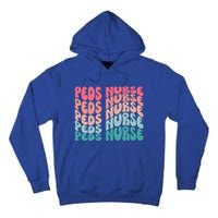 Retro Peds Nurse Pediatric Nurse Peds Rn Pediatrician Cool Gift Tall Hoodie