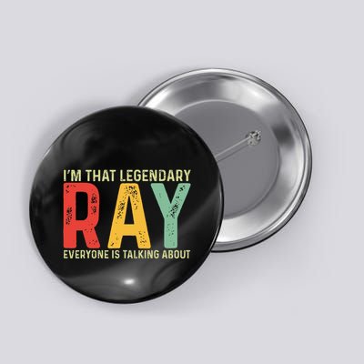 Ray Personal Name First Name Funny Ray Button