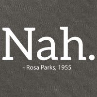 Rosa Parks Nah Civil Rights Political Funny Cotton Canvas Backpack