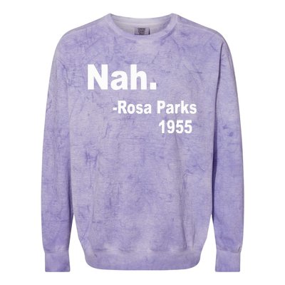 Rosa Parks Nah 1955 Colorblast Crewneck Sweatshirt