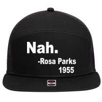 Rosa Parks Nah 1955 7 Panel Mesh Trucker Snapback Hat