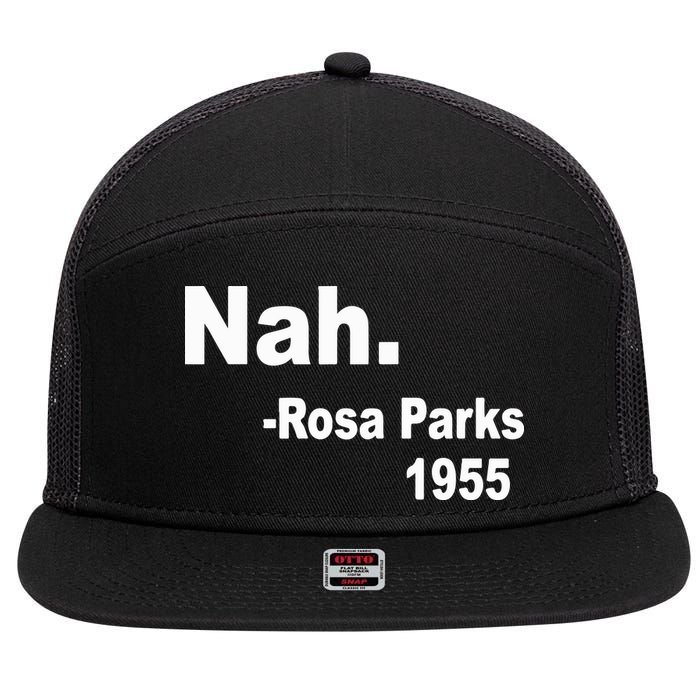 Rosa Parks Nah 1955 7 Panel Mesh Trucker Snapback Hat