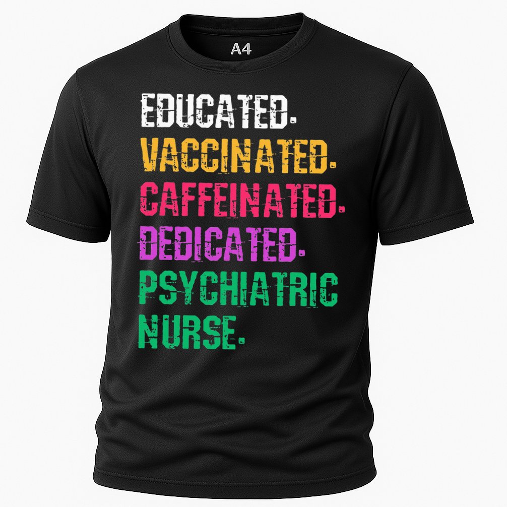 Retro Psych Nurse Psychiatric Nursing Mental Health Nurses Cooling Performance Crew T-Shirt