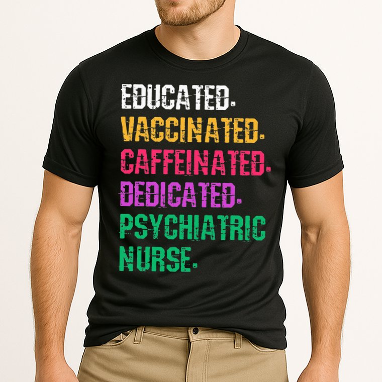 Retro Psych Nurse Psychiatric Nursing Mental Health Nurses Cooling Performance Crew T-Shirt