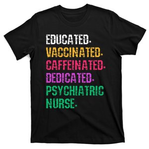 Retro Psych Nurse Psychiatric Nursing Mental Health Nurses T-Shirt