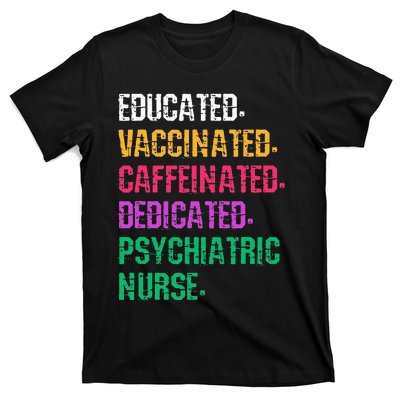 Retro Psych Nurse Psychiatric Nursing Mental Health Nurses T-Shirt