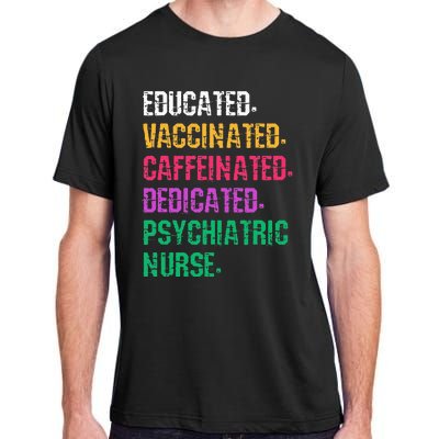 Retro Psych Nurse Psychiatric Nursing Mental Health Nurses Adult ChromaSoft Performance T-Shirt