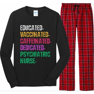 Retro Psych Nurse Psychiatric Nursing Mental Health Nurses Long Sleeve Pajama Set