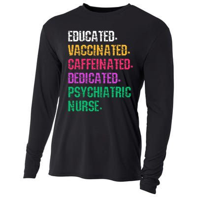 Retro Psych Nurse Psychiatric Nursing Mental Health Nurses Cooling Performance Long Sleeve Crew