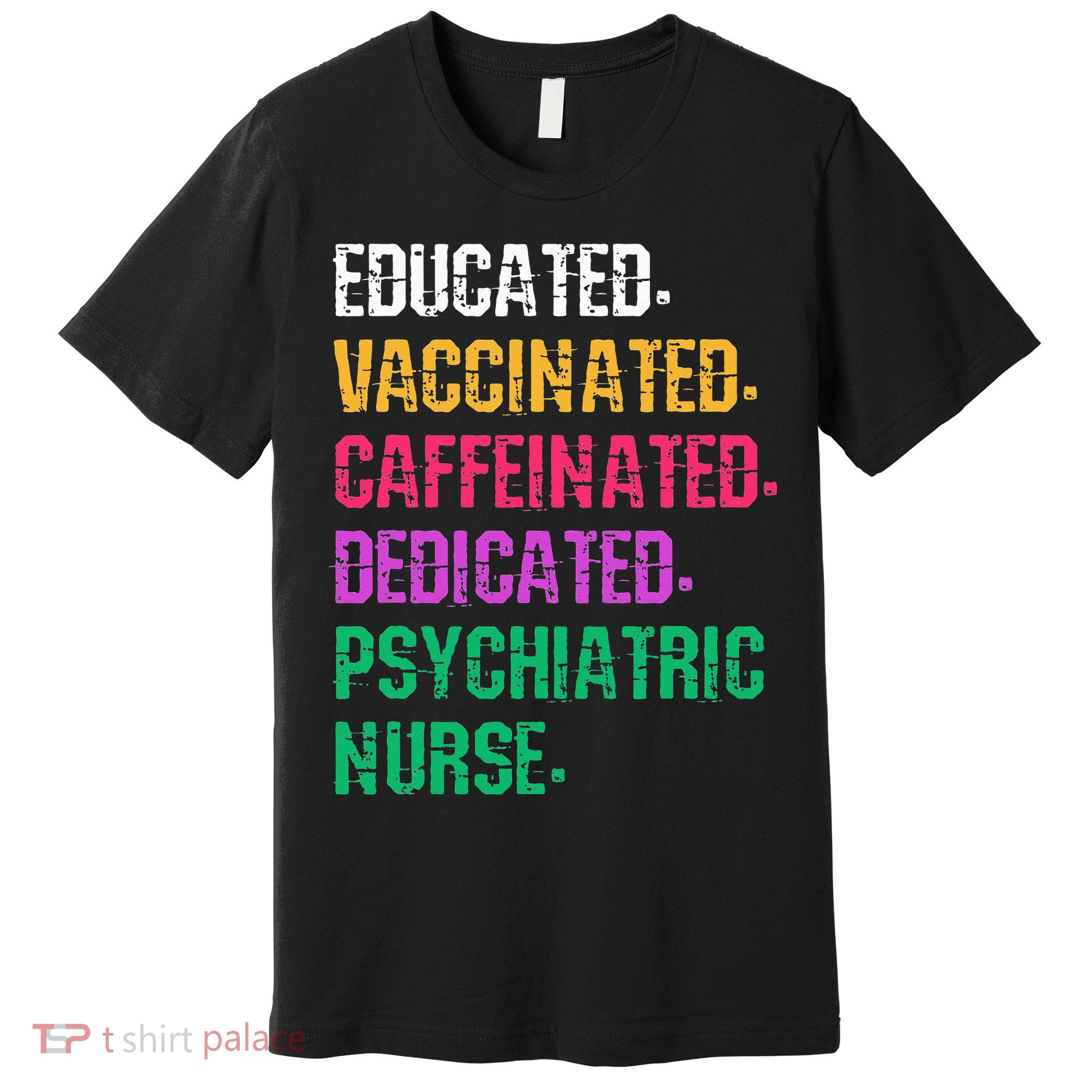 Retro Psych Nurse Psychiatric Nursing Mental Health Nurses Premium T-Shirt