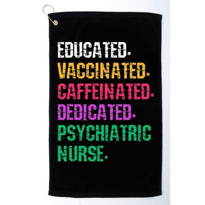 Retro Psych Nurse Psychiatric Nursing Mental Health Nurses Golf Towel
