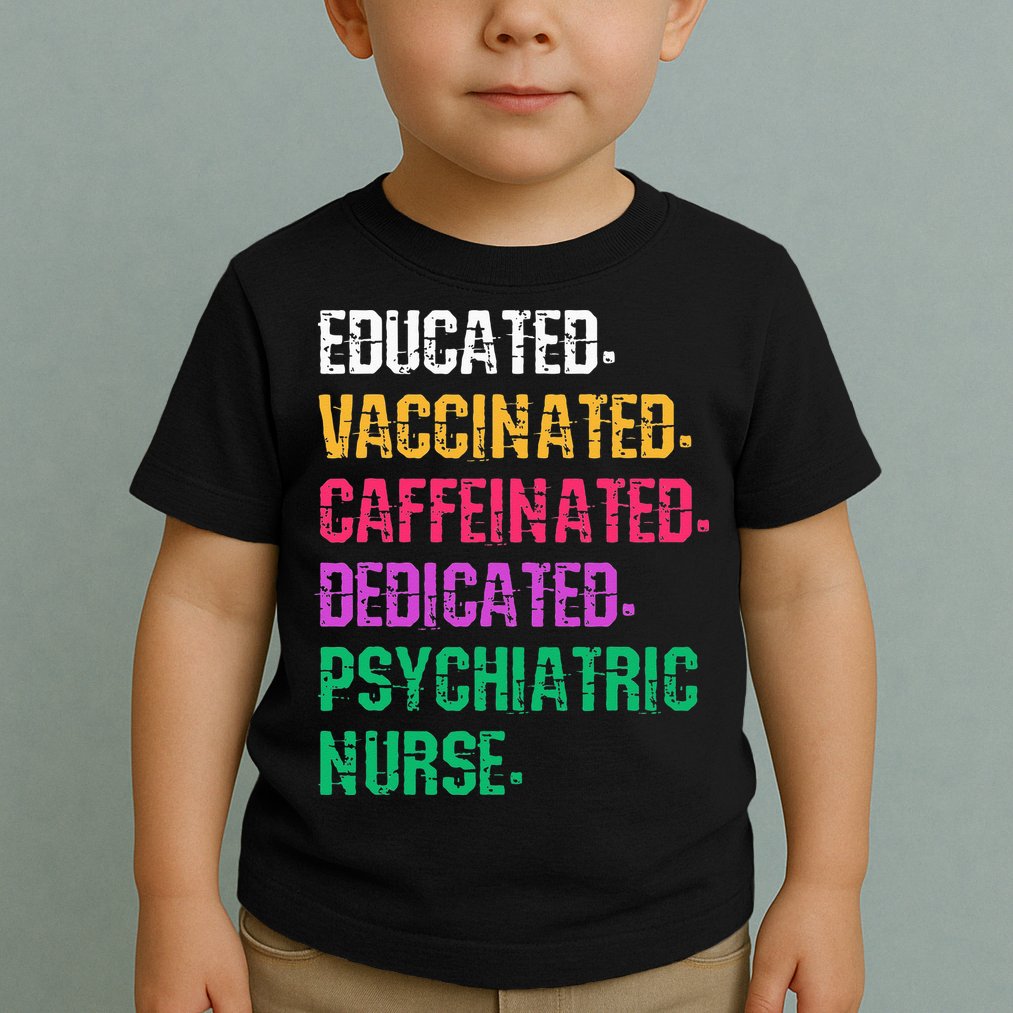 Retro Psych Nurse Psychiatric Nursing Mental Health Nurses Toddler T-Shirt
