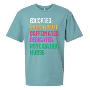 Retro Psych Nurse Psychiatric Nursing Mental Health Nurses Sueded Cloud Jersey T-Shirt