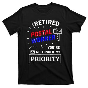 Retired Post Office Postal Worker Retirement Postman T-Shirt