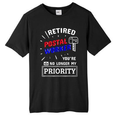 Retired Post Office Postal Worker Retirement Postman Tall Fusion ChromaSoft Performance T-Shirt