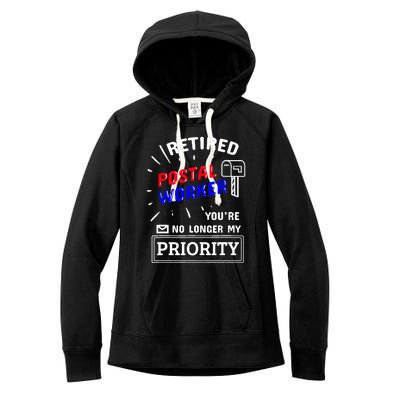 Retired Post Office Postal Worker Retirement Postman Women's Fleece Hoodie