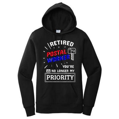 Retired Post Office Postal Worker Retirement Postman Women's Pullover Hoodie