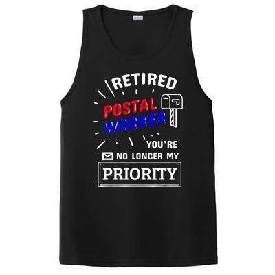 Retired Post Office Postal Worker Retirement Postman PosiCharge Competitor Tank