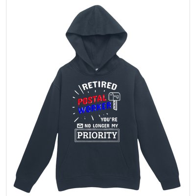 Retired Post Office Postal Worker Retirement Postman Urban Pullover Hoodie