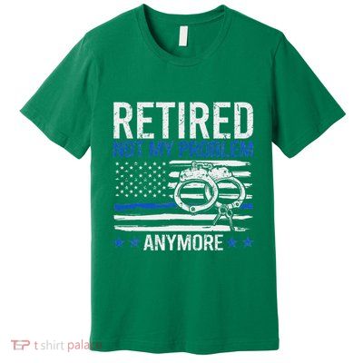 Retired Police Officer Law Enforcement Premium T-Shirt