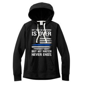 Retired Police Officer Gifts Women's Fleece Hoodie