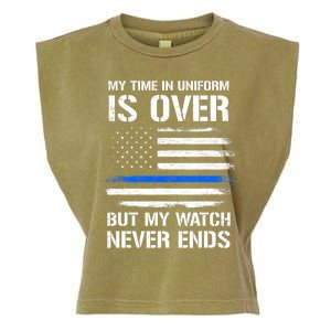 Retired Police Officer Gifts Garment-Dyed Women's Muscle Tee