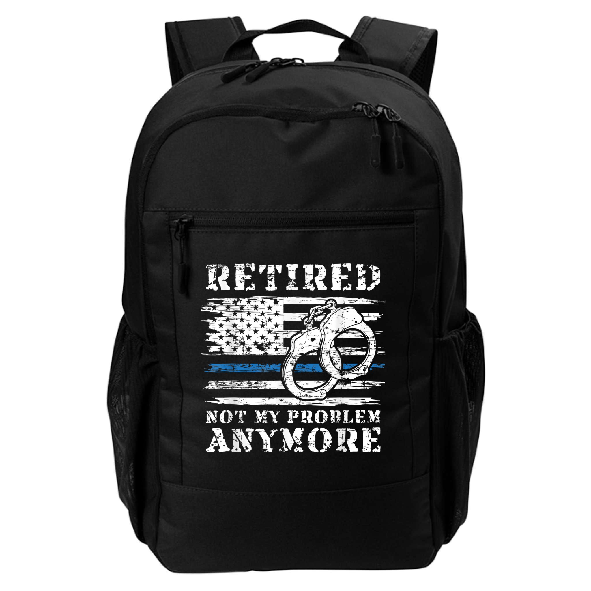 Retired Police Officer Retirement Funny Police Backpack
