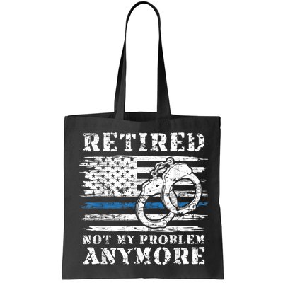 Retired Police Officer Retirement Funny Police Bag