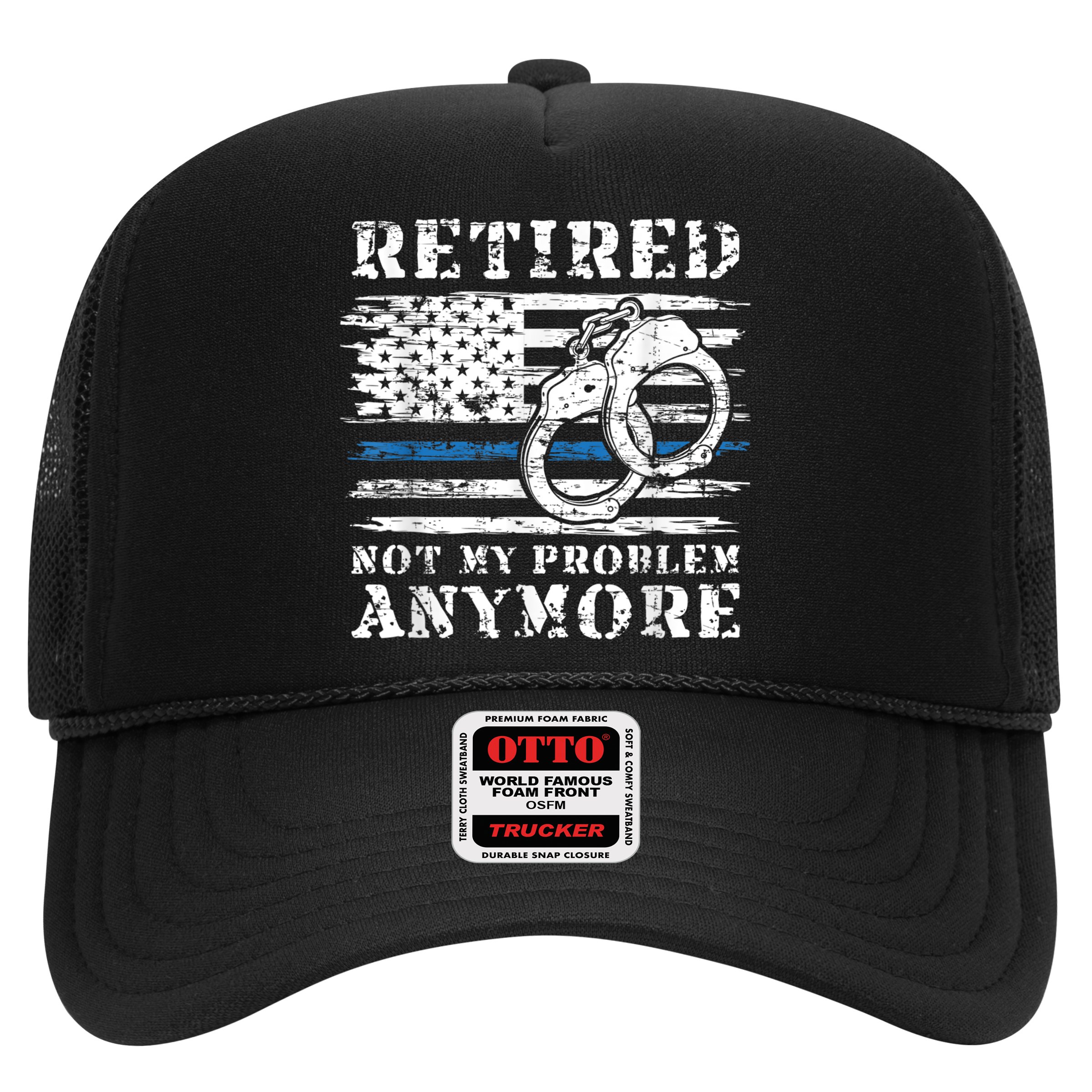 Retired Police Officer Retirement Funny Police Hat