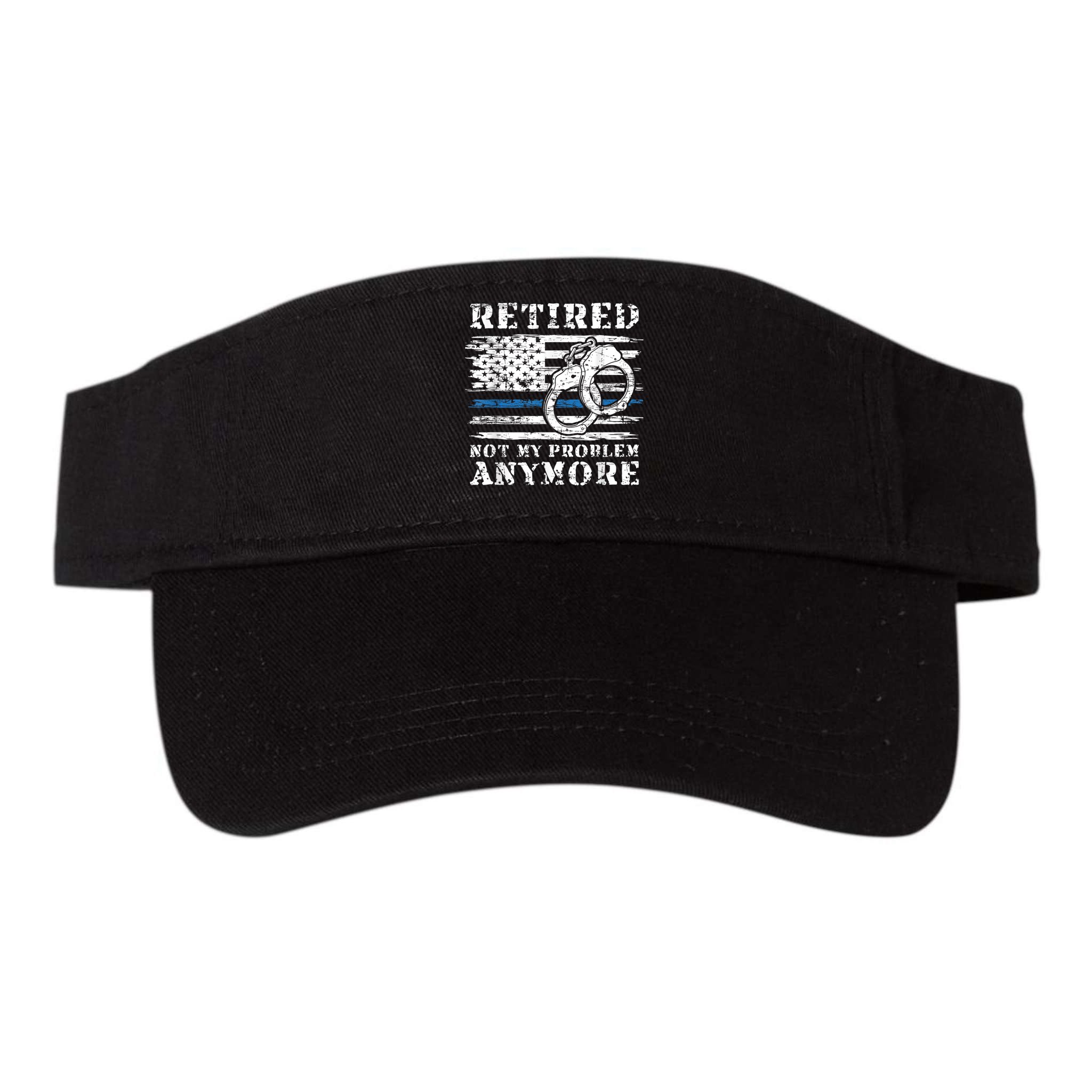 Retired Police Officer Retirement Funny Police Visor