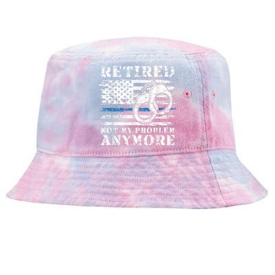 Retired Police Officer Retirement Funny Police Tie-Dyed Bucket Hat