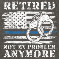 Retired Police Officer Retirement Funny Police Cotton Canvas Backpack