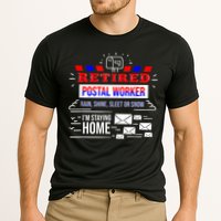 Retired Post Office Postal Worker Retirement Postman Cooling Performance Crew T-Shirt