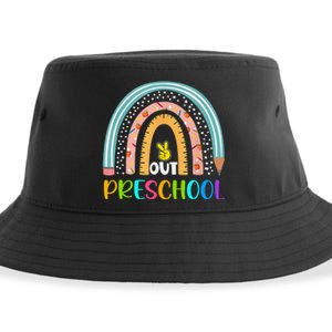 Rainbow Peace Out Preschool Happy Last Day Of School Gift Sustainable Bucket Hat