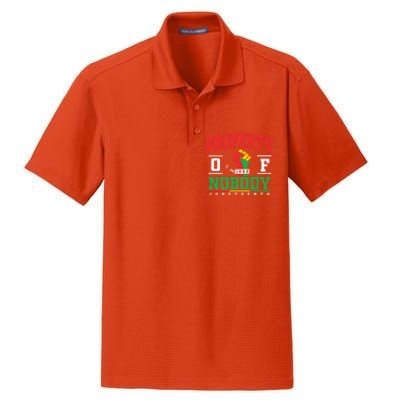 Retro Property Of Nobody Junenth 1865 Black History Month Cute Gift Dry Zone Grid Polo