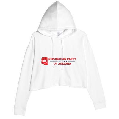 Republican Party Of Arizona Crop Fleece Hoodie