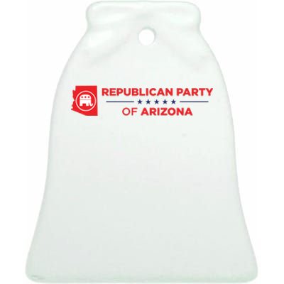 Republican Party Of Arizona Ceramic Bell Ornament