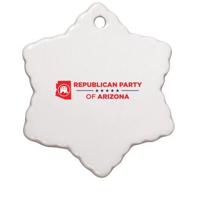 Republican Party Of Arizona Ceramic Star Ornament