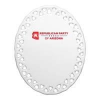 Republican Party Of Arizona Ceramic Oval Ornament