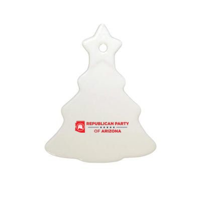 Republican Party Of Arizona Ceramic Tree Ornament