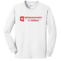 Republican Party Of Arizona Kids Long Sleeve Shirt