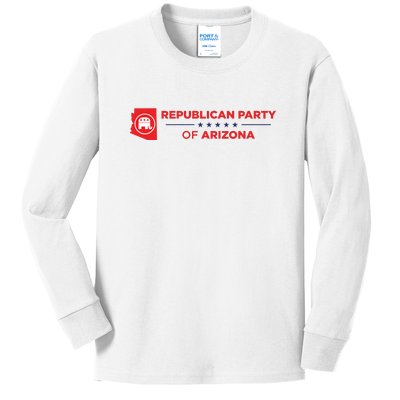 Republican Party Of Arizona Kids Long Sleeve Shirt