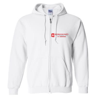 Republican Party Of Arizona Full Zip Hoodie