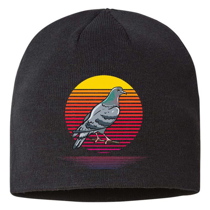 Retro Pigeon Owner Lover Gifts Pigeon Love Gift Sustainable Beanie