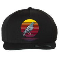 Retro Pigeon Owner Lover Gifts Pigeon Love Gift Wool Snapback Cap