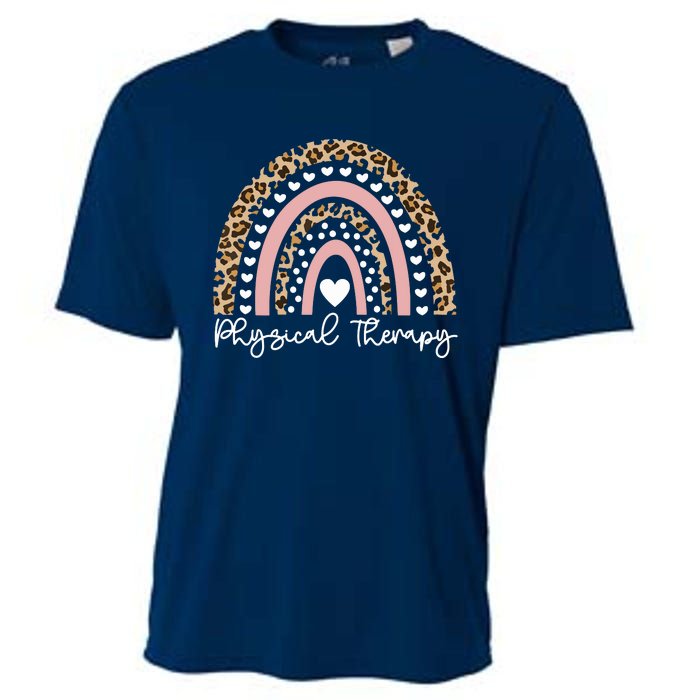 Rainbow PT PTA Therapy Physical Therapist Physical Therapy Cooling Performance Crew T-Shirt