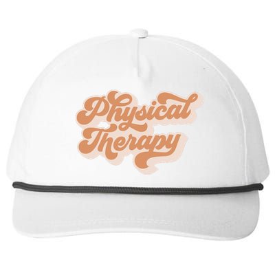 Retro PT PTA Therapy Physical Therapist Snapback Five-Panel Rope Hat