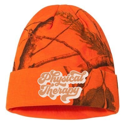 Retro PT PTA Therapy Physical Therapist Kati Licensed 12" Camo Beanie